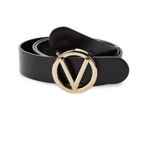 Valentino Accessories - NEW Valentino Giusy V-Logo Leather Belt